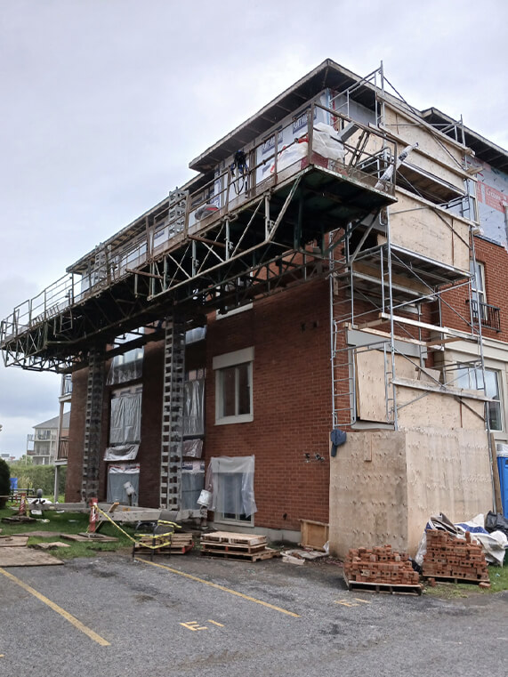 Rénovation de maçonnerie en briques